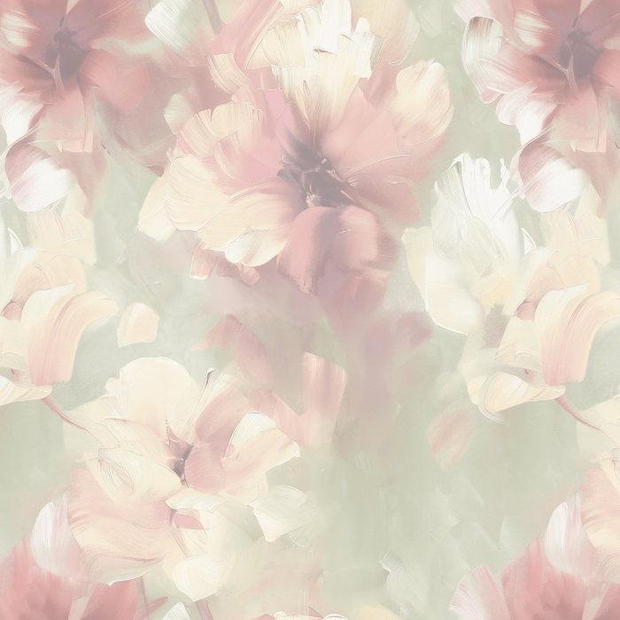 Обои с изящным цветочным узором