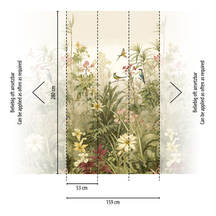 79246-6 Панно AS Creation 159*280, Летний полдень 