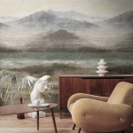 79236-4 Панно AS Creation 159*280, Туманные очертания гор